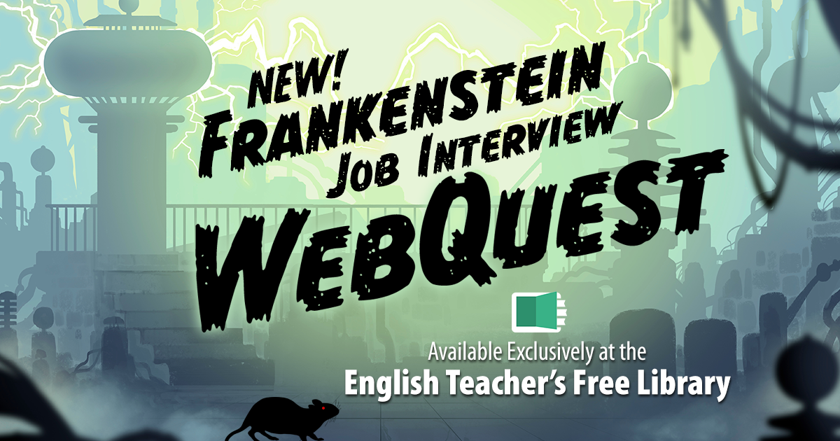 Frankenstein Job Interview quest Free Lesson Plan Prestwick House